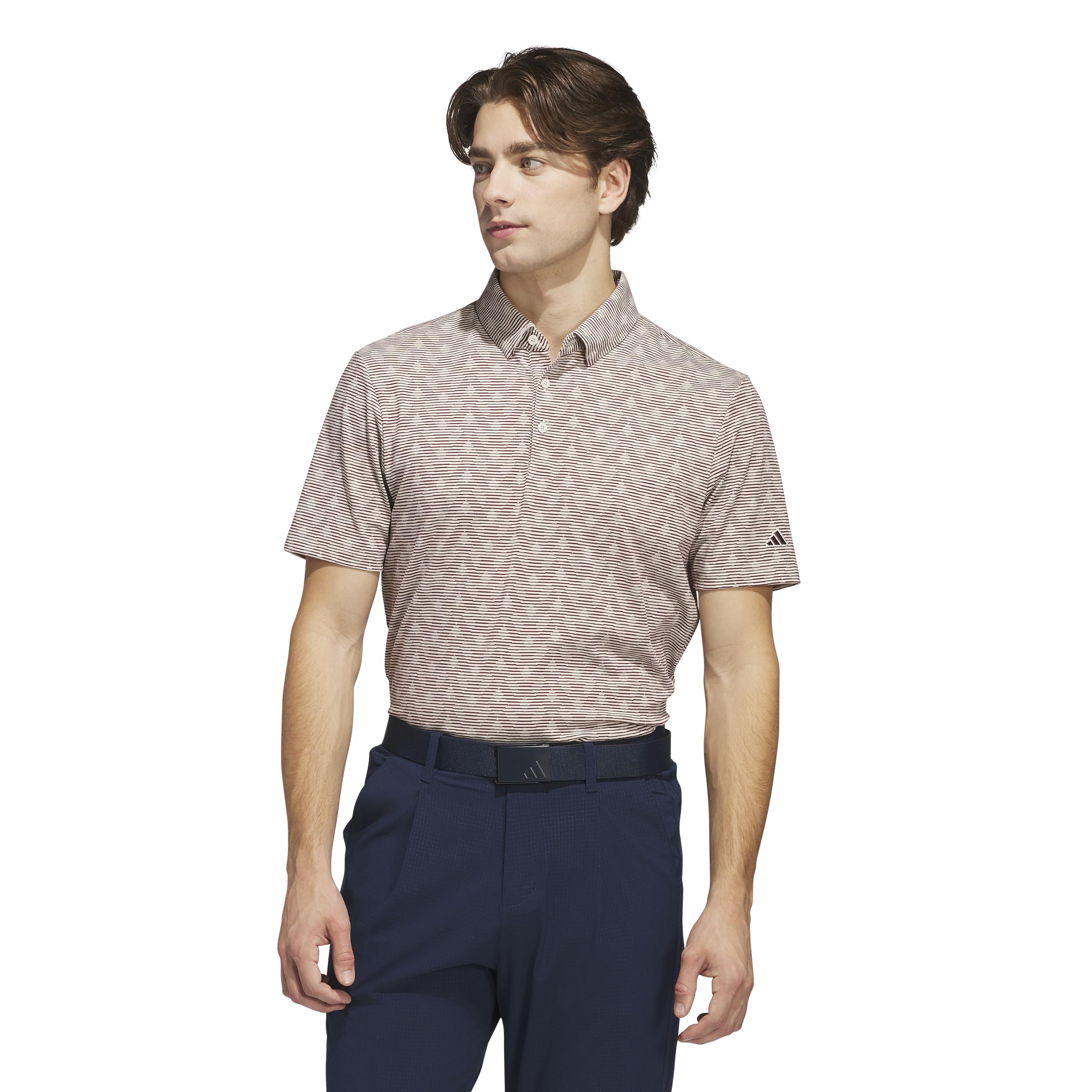 adidas Go-to Printed Stripe Polo Shirt Polo a Righe Stampata Uomo (Pacco da 1)