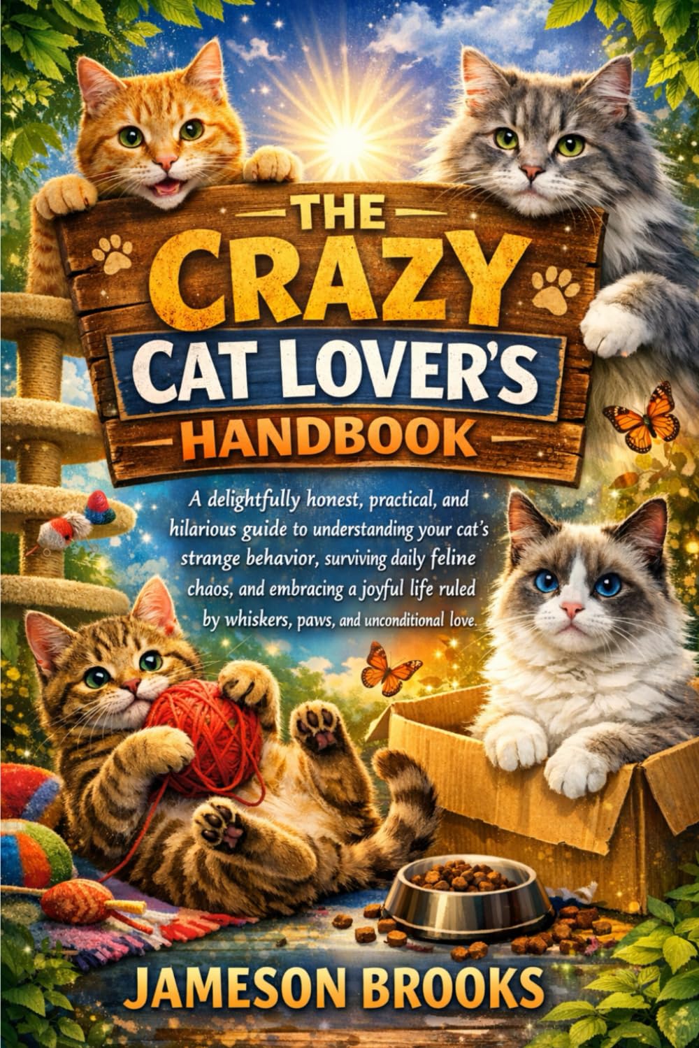 THE CRAZY CAT LOVER'S HANDBOOK: A delightfully honest, practical, and hilarious guide to understanding your cat’s strange behavior, surviving daily ... by whiskers, paws, and unconditional love.