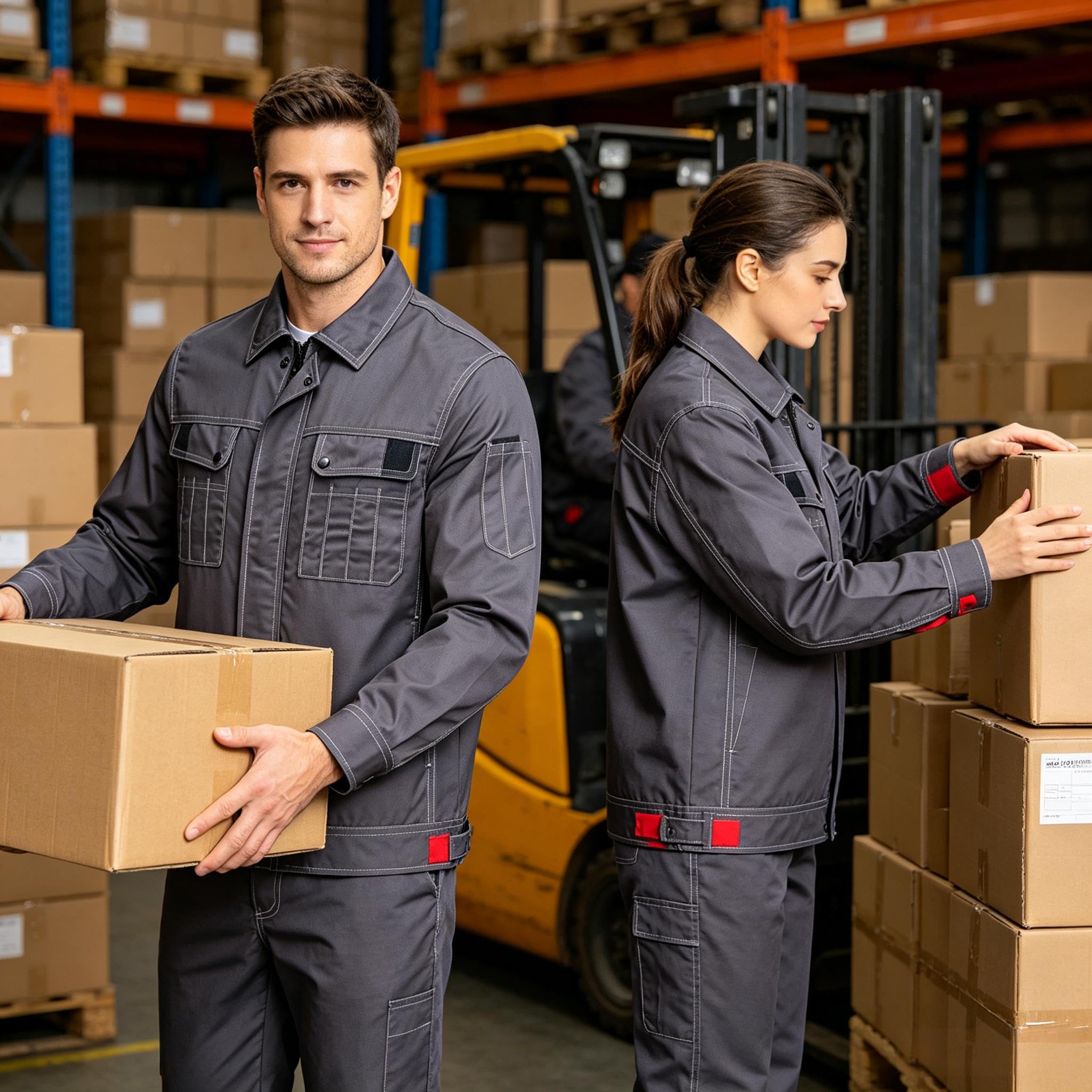 Camisa de trabajo reforzada personalizada para hombre, camisa con botones Ripstop, uniforme de equipo para personal industrial de fábrica
