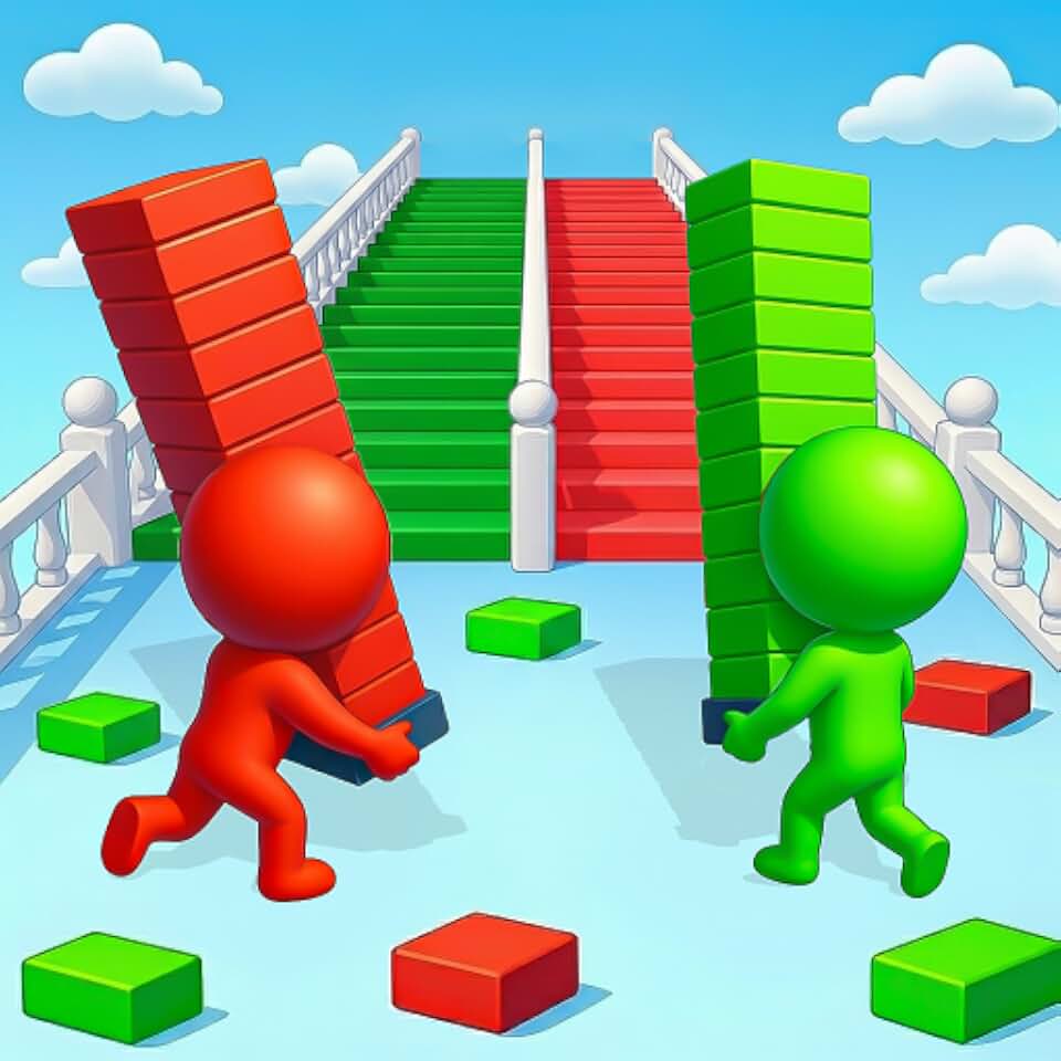 Bridge Run Race Stack Runner Game - Build Bridge Color Match Fun Games 2026