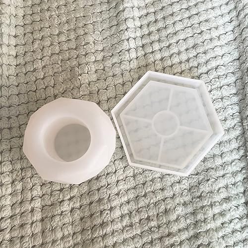 Miniatura 51 de DIY Shell Candle Tray Silicone Molds, Craft Seashell Creative Jewelry Making Mould Plate Dish Ashtray Mould for Resin Epoxy Casting Office Home