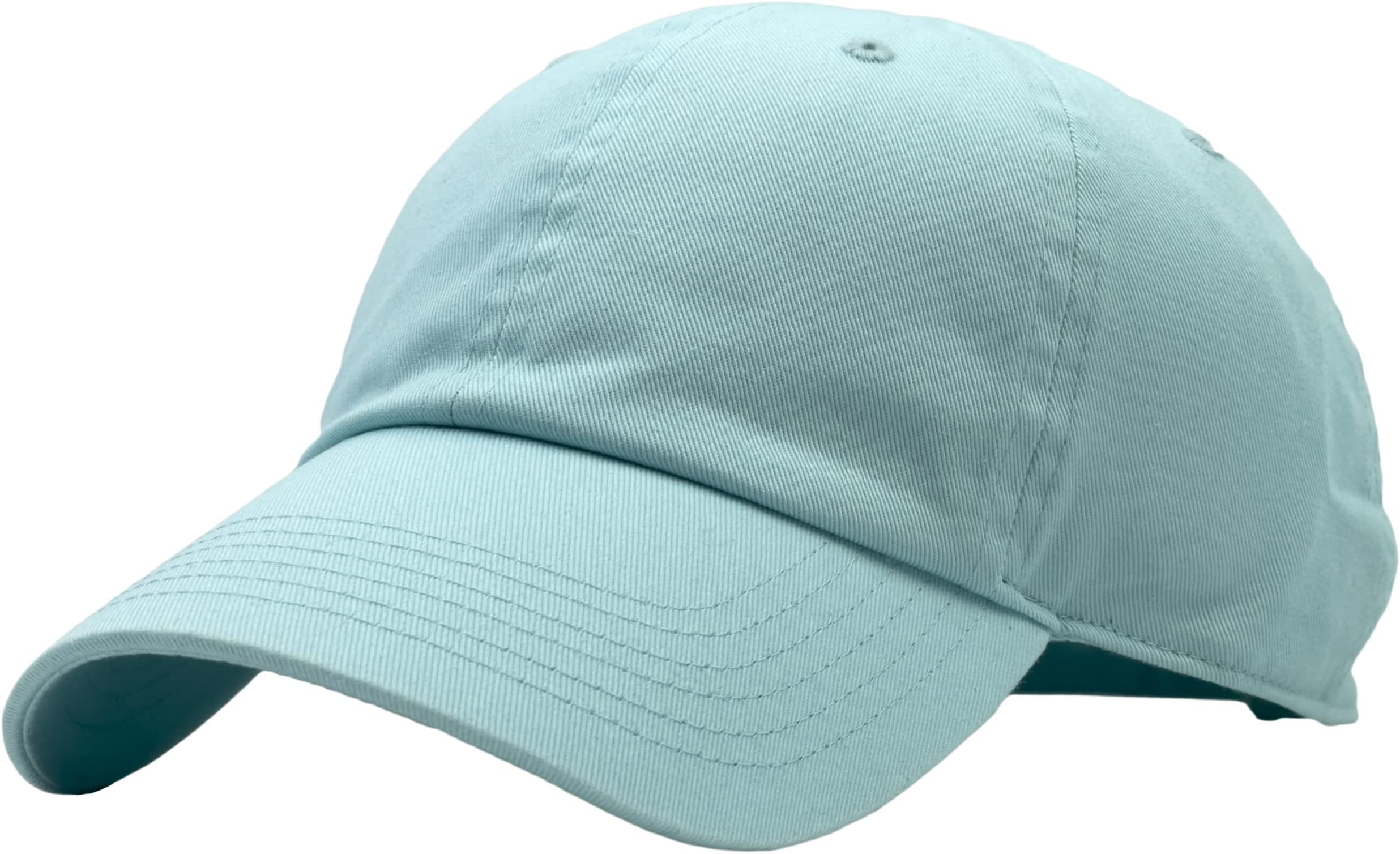 Utmost Unisex Classic Low Profile Cotton Baseball Cap Plain Blank Camoflauge Soft Unconstructed Adjustable Size Dad Hat (Aqua)