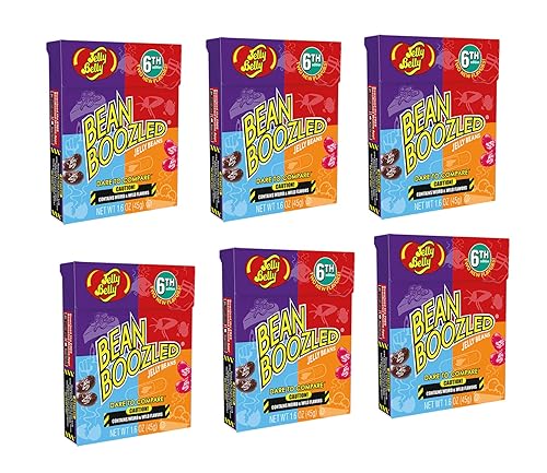 BeanBoozled 6 edición Jelly Beans - Caja de 1.6 oz - Paquete de 6