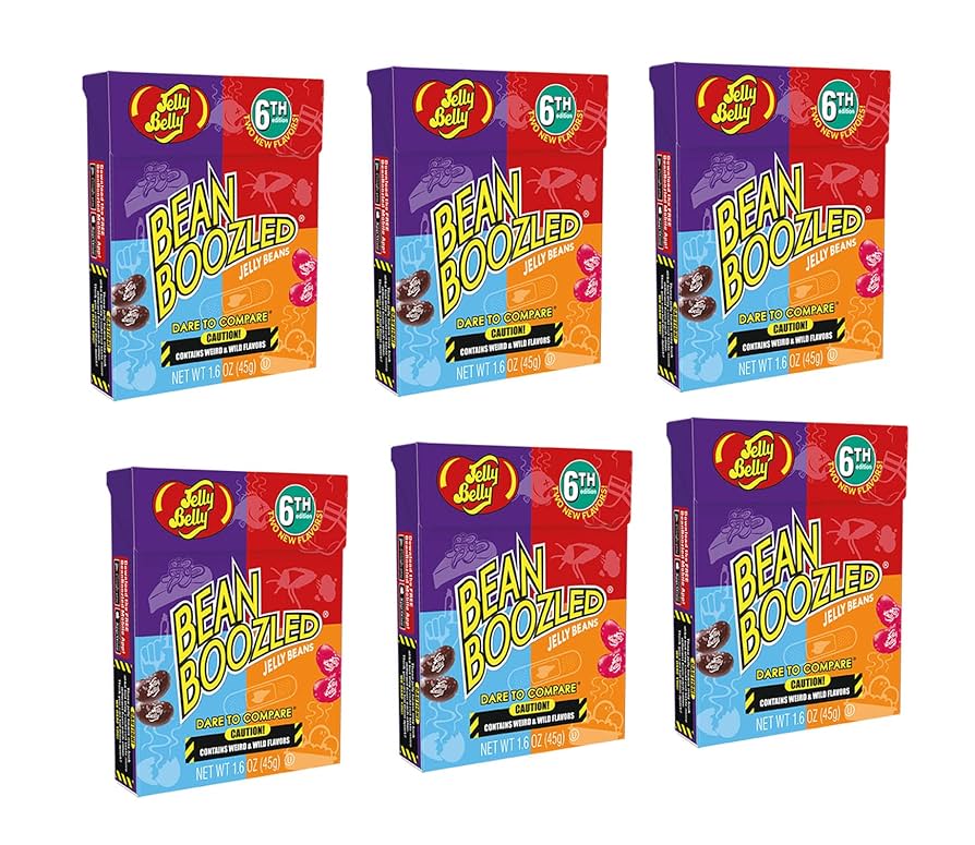 ☆jelly belly☆ 24x Jelly Belly Bean Boozled 6th Edition 45g Refill Jelly