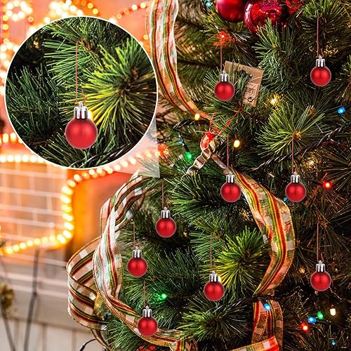 Miniatura 12 de 200 ganchos para adornos de Navidad, 2.4 x 0.5 pulgadas, ganchos para adornos de árbol de Navidad en forma de C con caja de almacenamiento, ganchos