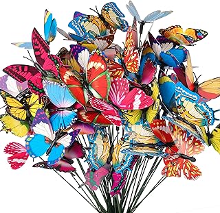 Teenitor Colorful Butterfly Garden Stakes