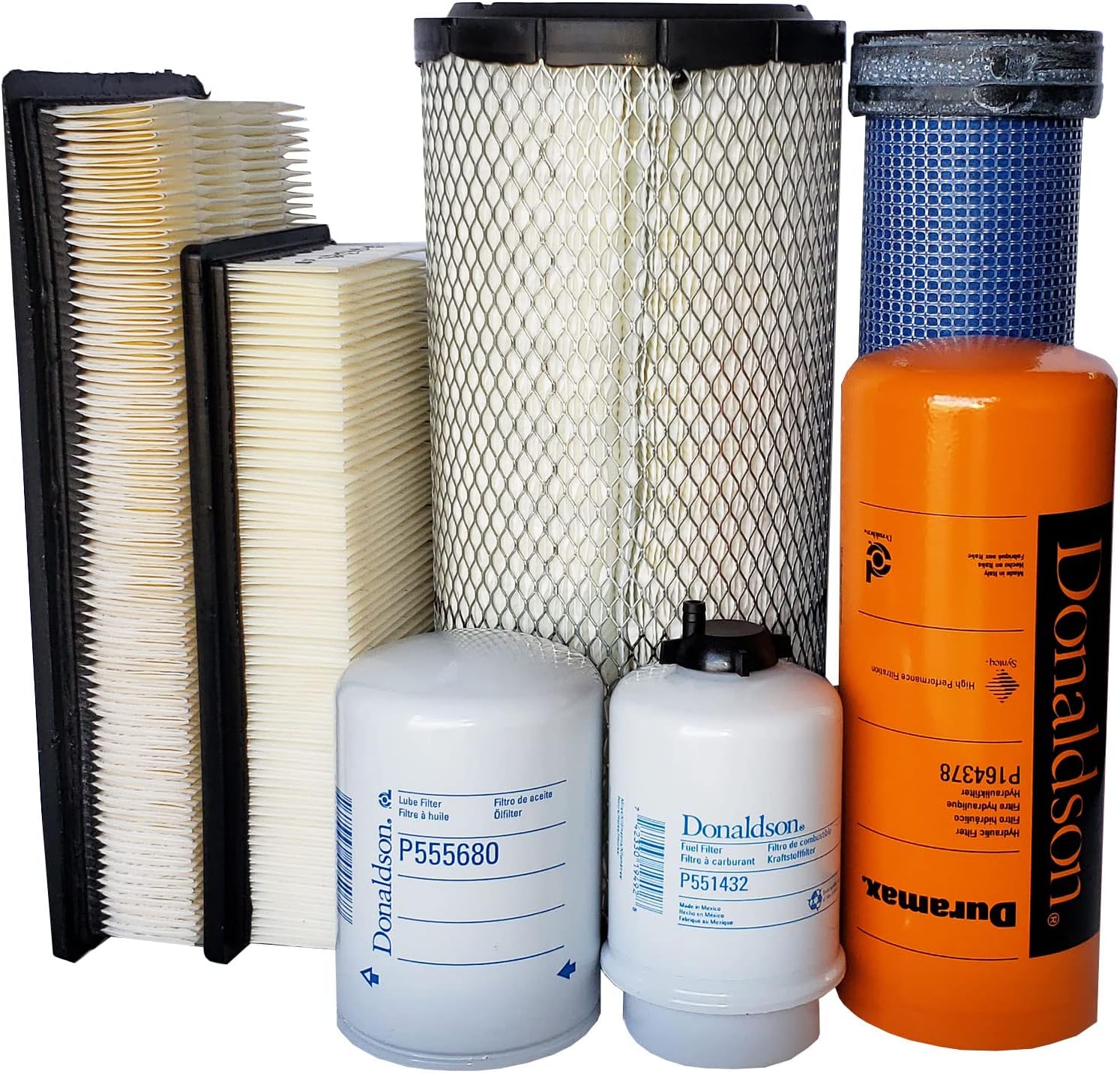 CFKIT Maintenance Filter Kit Compatible with CAT 299C Track Skid Steer