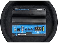 Vista 4 de Rockville RTB10A 10" 500w Powered Subwoofer Bass Tube+Bass Remote + Amp Kit