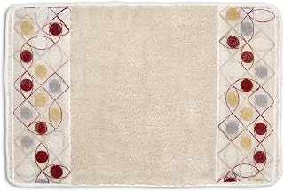Zahari Home Sedona Modern Bathroom Rug Classic Luxury Bath Rug Contemporary Decor Beautiful Shower Mat Unique Design Stylish Bathroom Rug Bath Shower Tub Decor