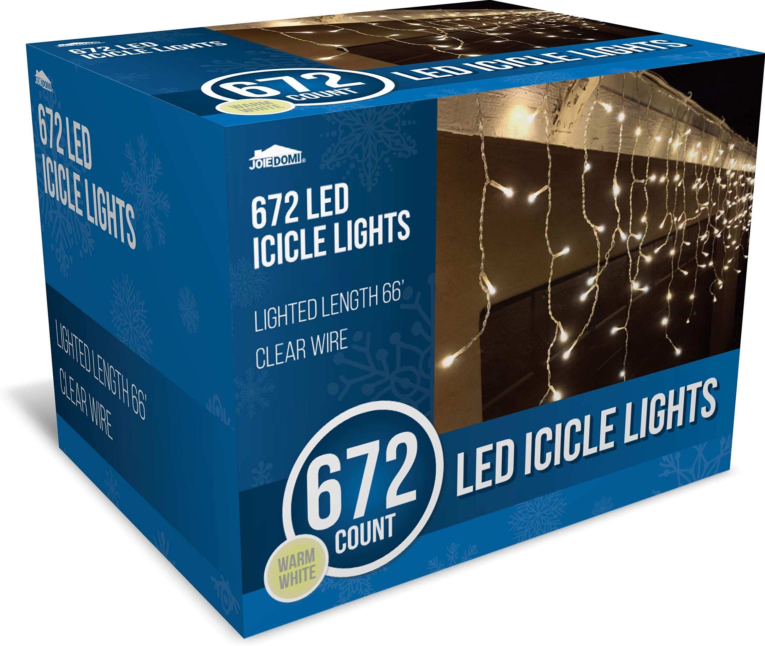 Holiday Times 300count Icicle Outdoor String Lights