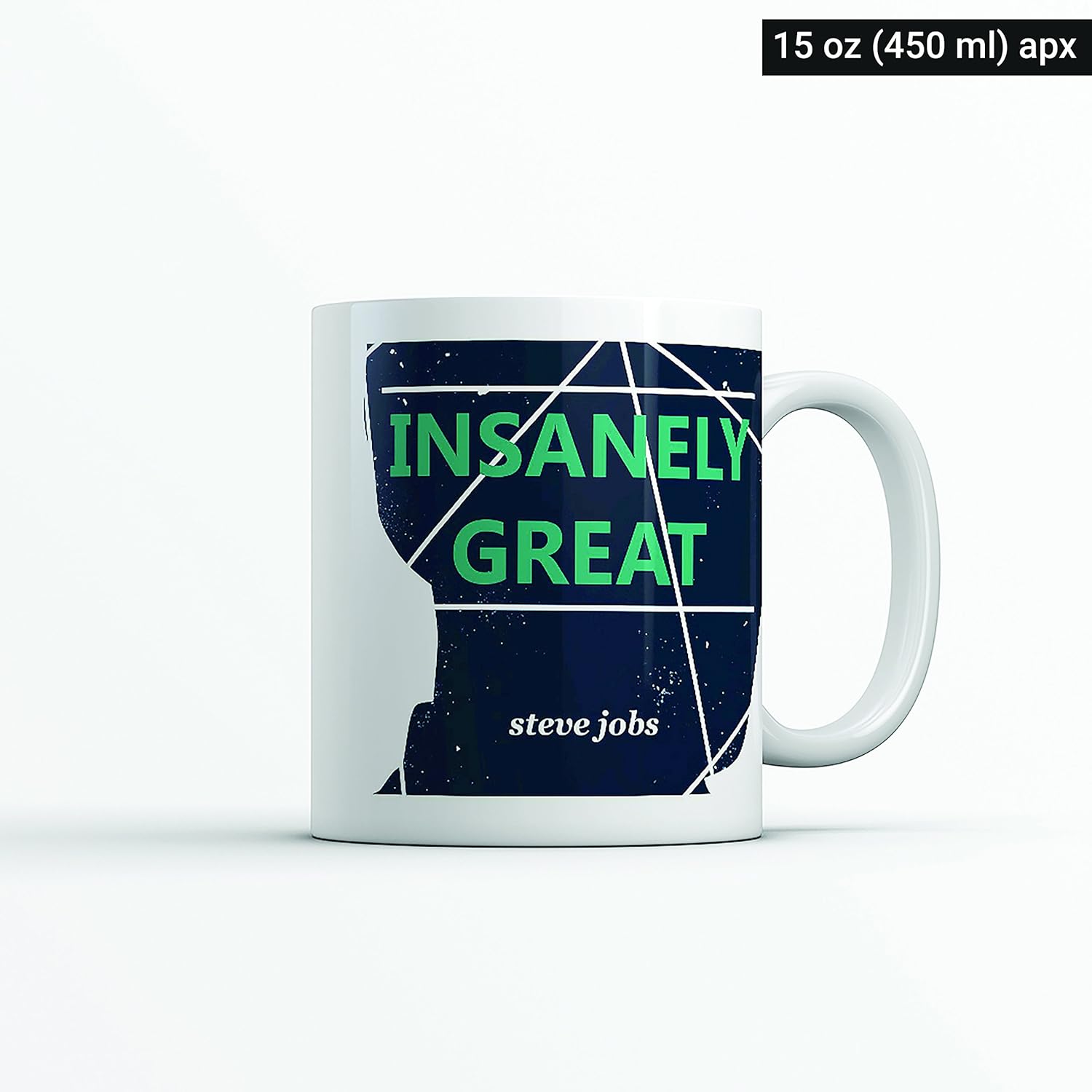 Buy PosterGully Mugs 15 Oz Insanely Great Steve Jobs Coffee Mugs