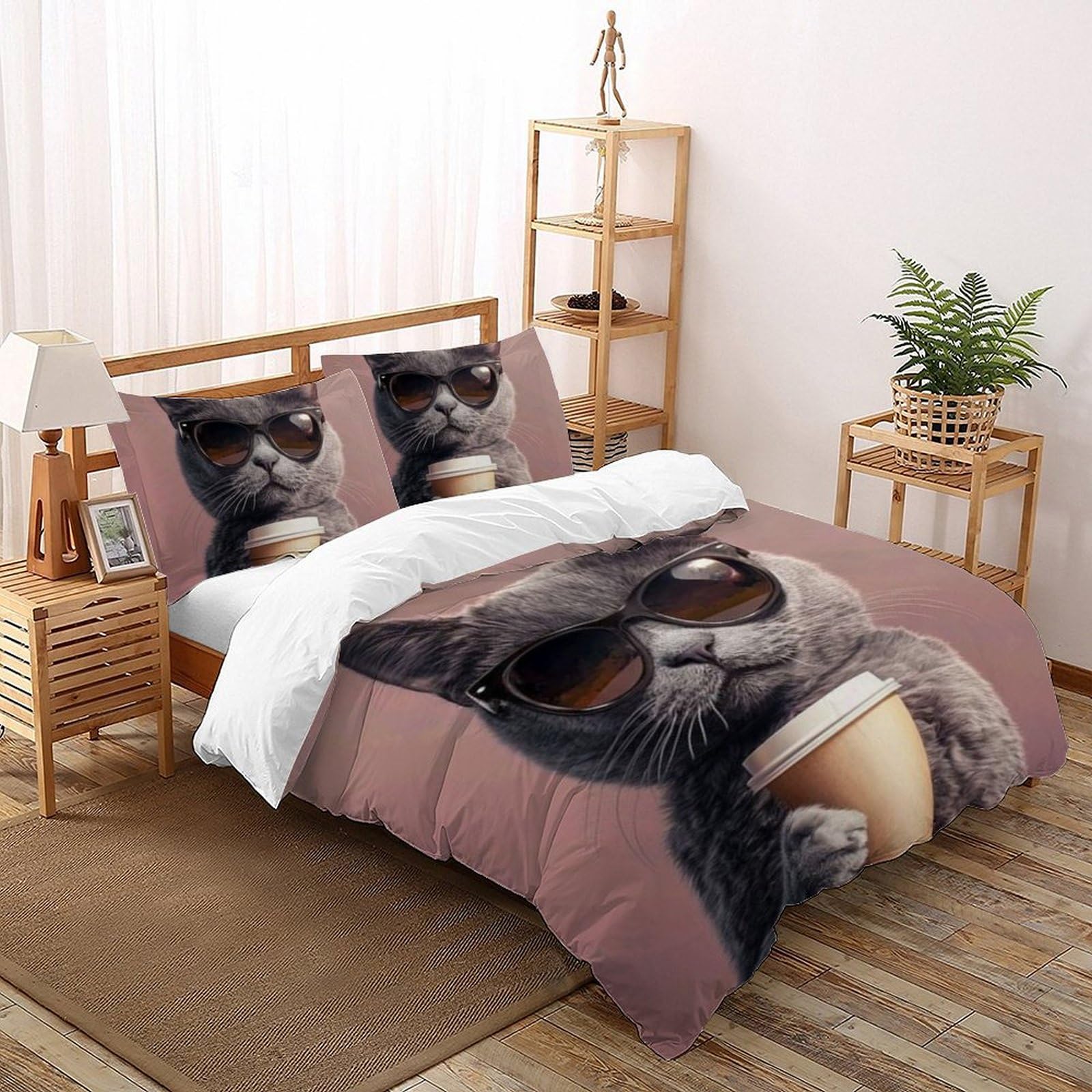 Housse de couette 200x200 animaux 3D pour transformer la chambre de votre garcon
