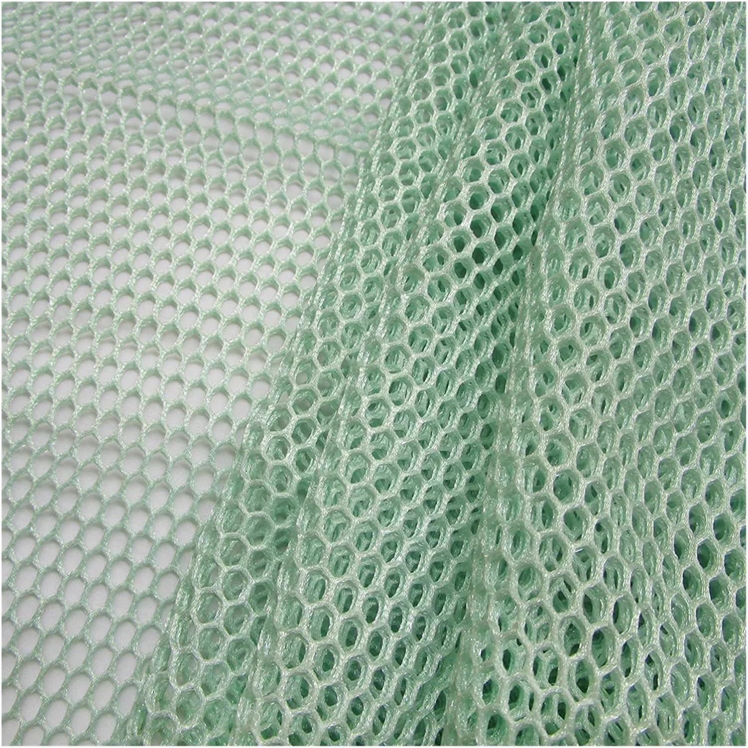 Stretch mesh Fabric Shiny Honeycomb 3D Air Layer Mesh Fabric Polyester Hollow, Casual Sport Supplies, Net Cloth, Handmade Sewing Bag(7 Beige,90cmx140cm)