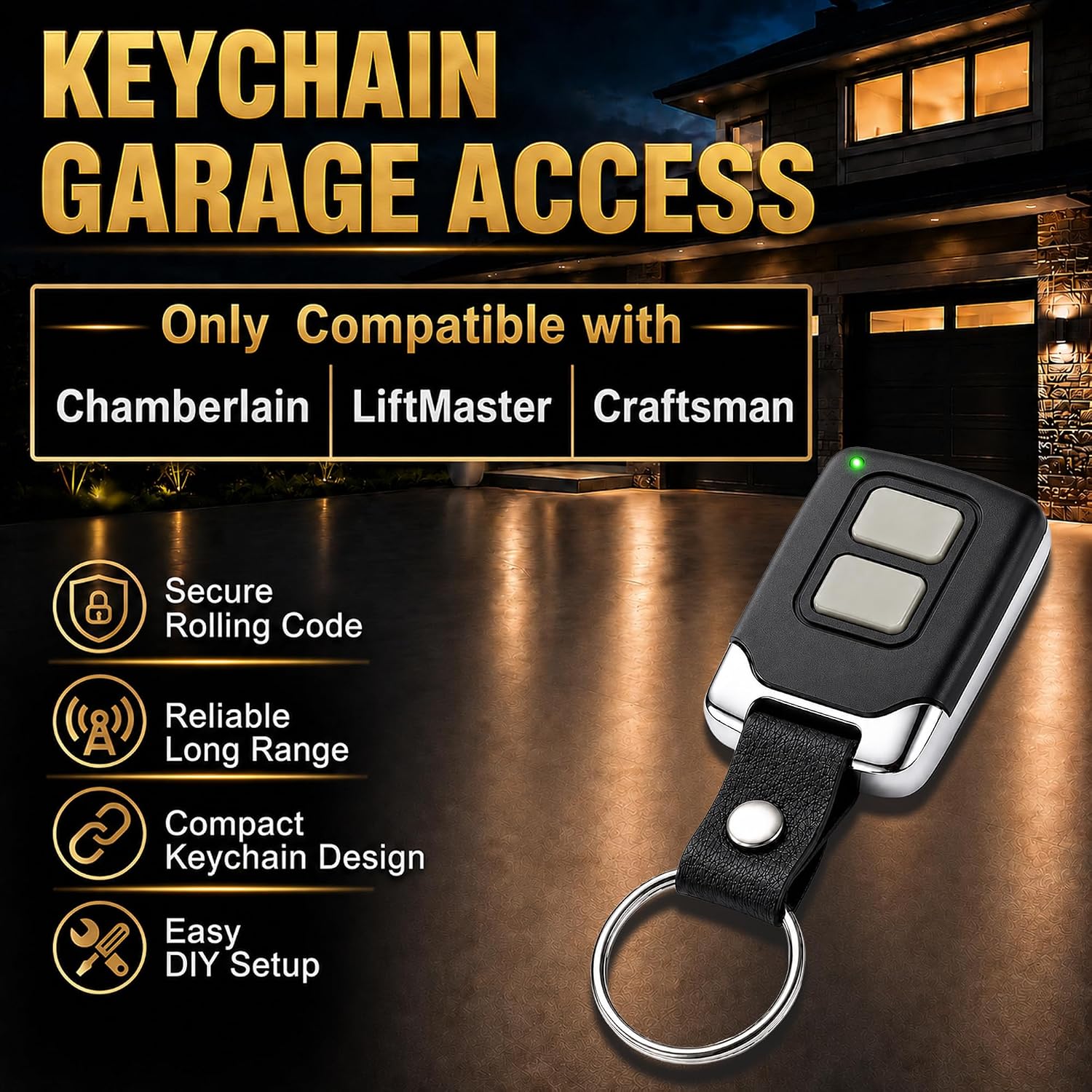 3 for LiftMaster Chamberlain Craftsman Garage Door Opener Remote image 2