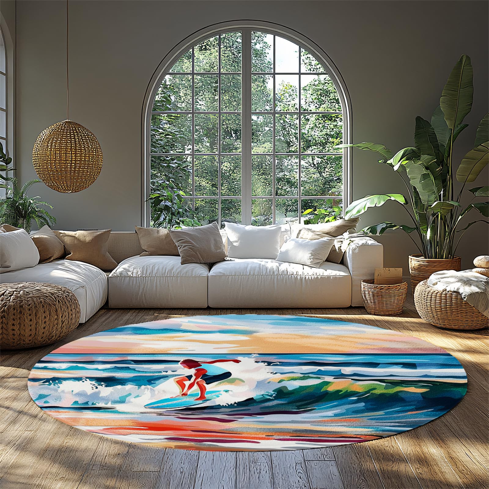 Tapis de porte d’entrée océan pour une décoration côtière de chambre