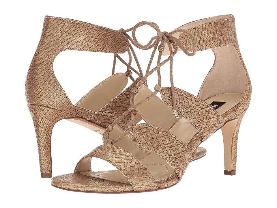 

Jones New York Zoey (Dusty Rose Gold Dusted Metallic Printed Snake Fabric) Women's Shoes