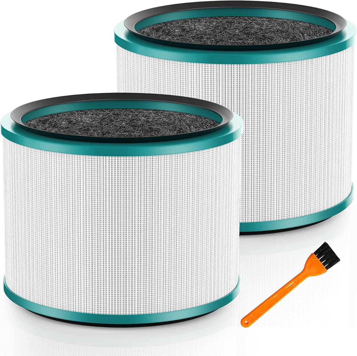 HP01 HP02 Filter For Dyson HP01 HP02 HP03 Pure Hot Cool Link Air Purifier | Fits for DP01 DP02 DP03 Desk Fan Purifiers, Air Purifier Filter Replacement Compare to Part # 968125-03, 2 Pack