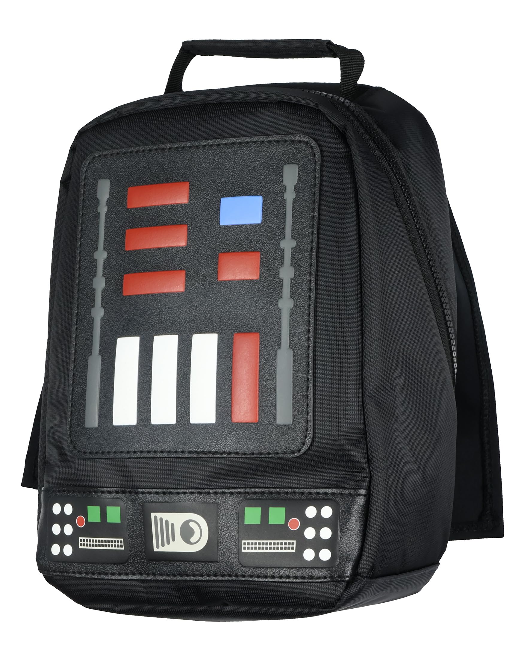 Star Wars Darth Vader Lunch Box Tote Chest Plate with Cape Easy Carry Insulated Food Container Bag