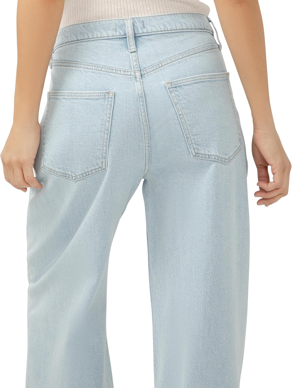 Silver Jeans Co. Womens High Rise Pleated Trouser Leg Jeans - Image 4