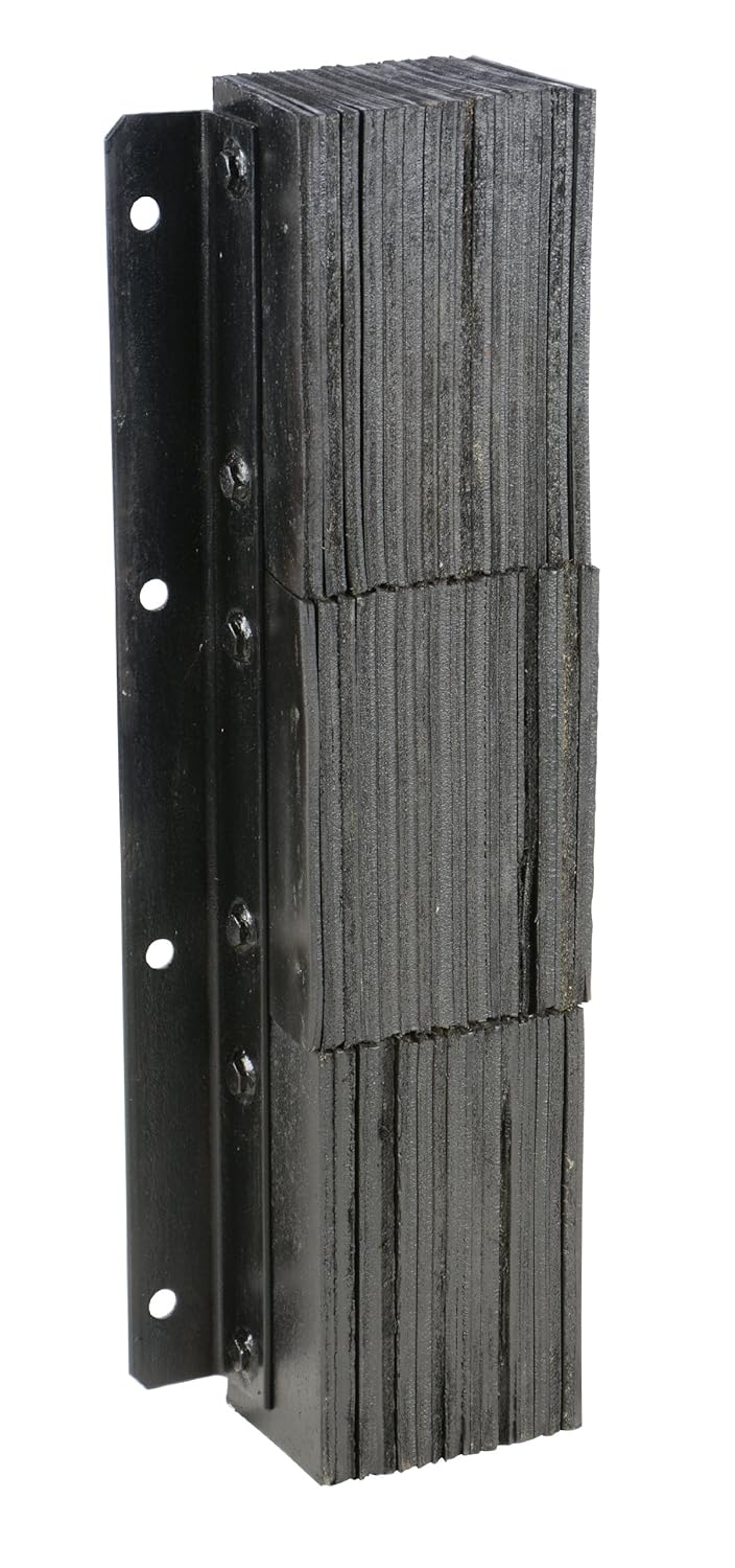 Vestil V11366 Rubber Vertical Laminated Dock Bumper, 11" Width, 353/