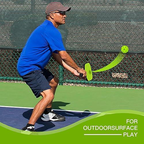 Miniatura 7 de MMRH Pelotas de pickleball para exteriores, aprobadas por Pickleball de Estados Unidos, paquete de 6