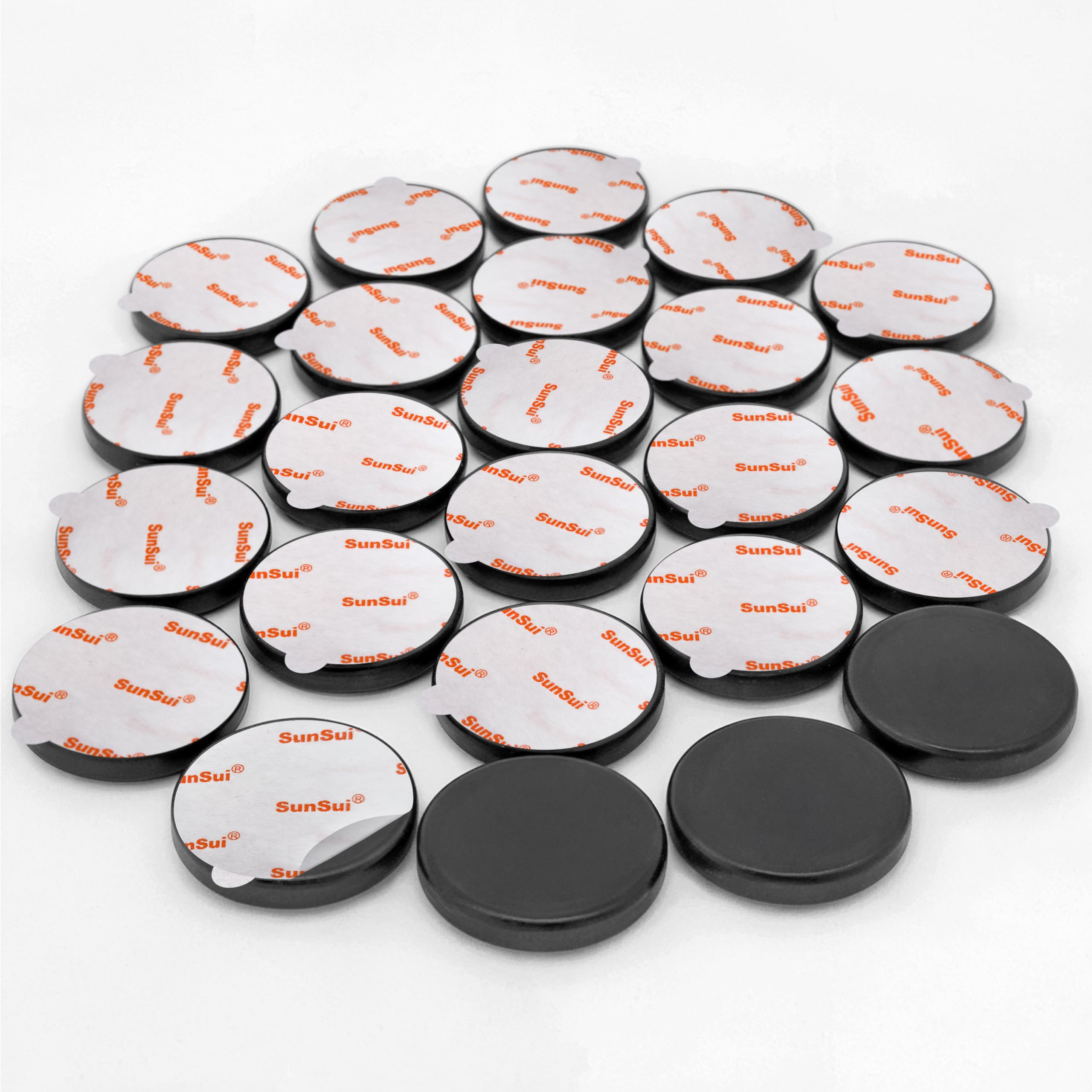 VilAmbu Self Adhesive Disc Magnets – 1 Inch Size x 4 mm, 25 PCS | Round Peel & Paste Fridge Magnets for Art Crafts, DIY Projects, School Science Experiments, Office, Classroom, Home Decor Organization-image-31