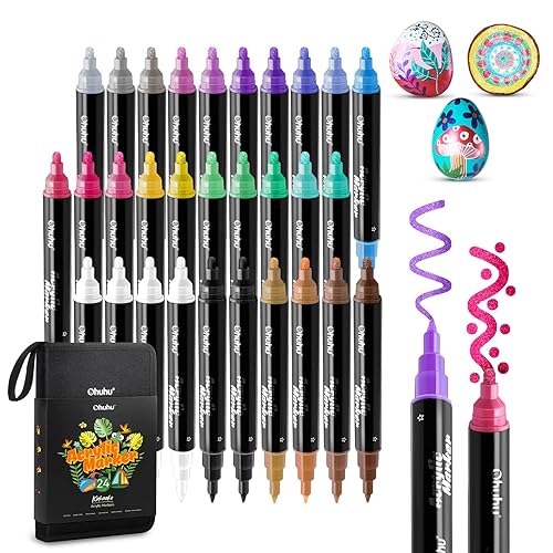 Ohuhu Metallic Acrylic Markers