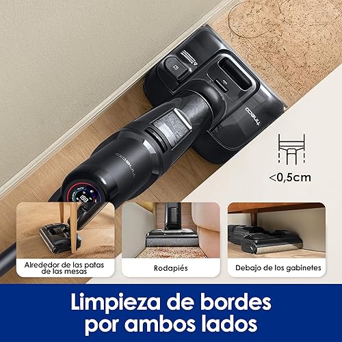 Tineco Floor ONE S7 Stretch Ultra Cordless Wet Dry Vacuum Cleaner, 180°Lay-Flat Anti-Tangle Design, 50 Minutes Runtime, 85℃ Flashdry Self-Cleaning, Dual-Sided Edge Cleaning Floor Cleaner - 6