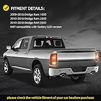 Vista 7 de DWVO Conjunto de luz trasera compatible con Dodge Ram 1500 2009, 2010, 2011, 2012, 2013, 2014, 2015, 2016, 2017 2018, Dodge Ram 2500/3500 2010-2018