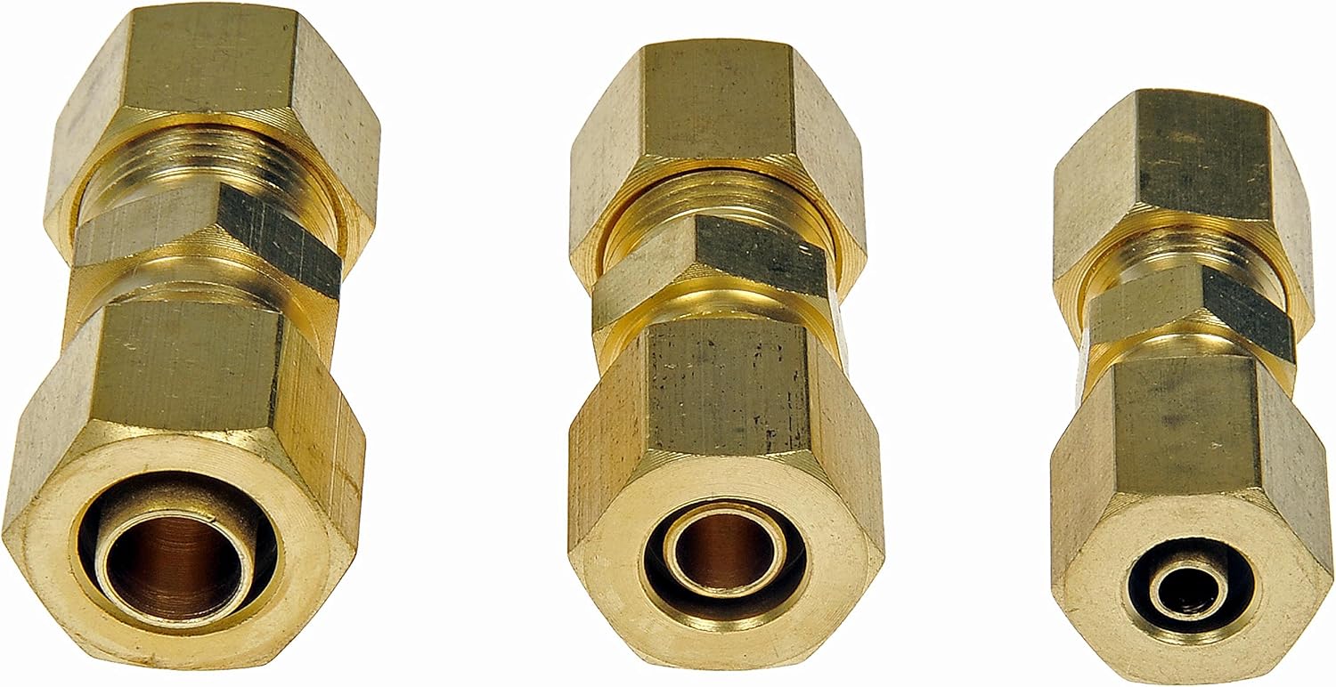 Dorman 800-145 Fuel Line Compression Union That Adapts Nylon To Nylon Tubes, 3 Pack Universal Fit