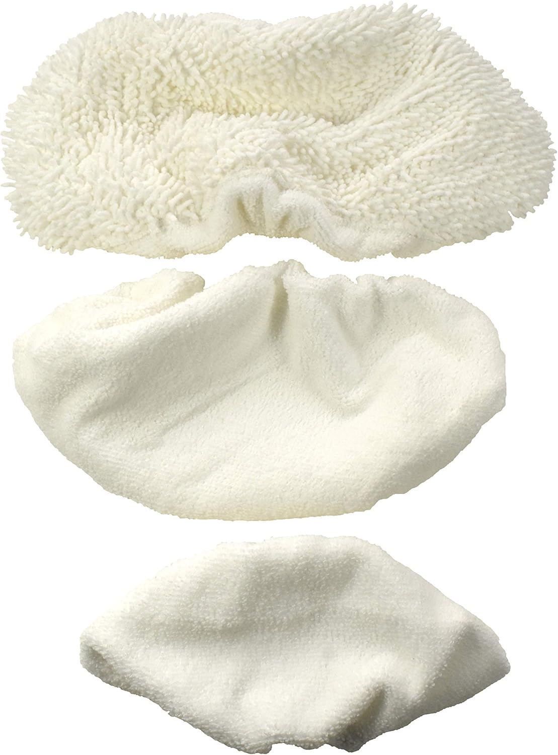 HQRP 6pcs Kit Microfiber Steam Mop Pads Compatible with Oreck Steam-It All Purpose Steam Wand STEAM100 STEAM100LRH Steamer, Replacement Cleaner Bonnets