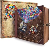 Xiongxiong Our Adventure Book Scrapbook: 146 Pages Retro Photo Album for Couples, Travel Journal & Anniversary Memory Book 8.9x7.7 Inch