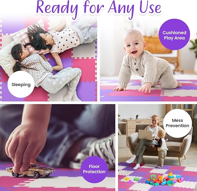 Tapete De Actividades Baby 16 Piezas Eva Impermeable Antideslizante miniatura 6