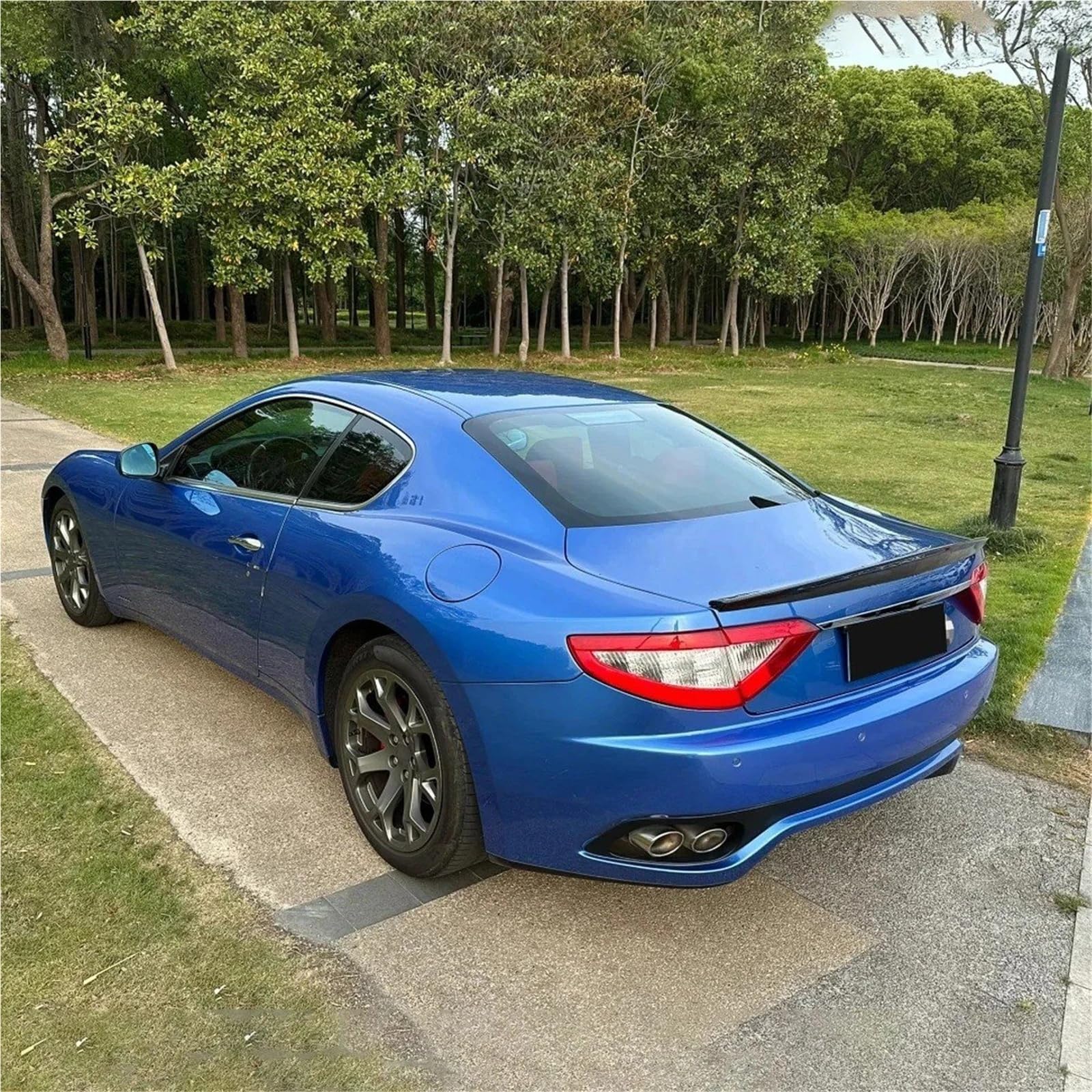 Dla Maserati Dla GranTurismo Coupe 2-Door 2012-2014 Spoiler Bagażnika Skrzydło Na Klapie Lotka Tylny Dekoracyjny Dodatek Spojler Tylny Trunk Wing