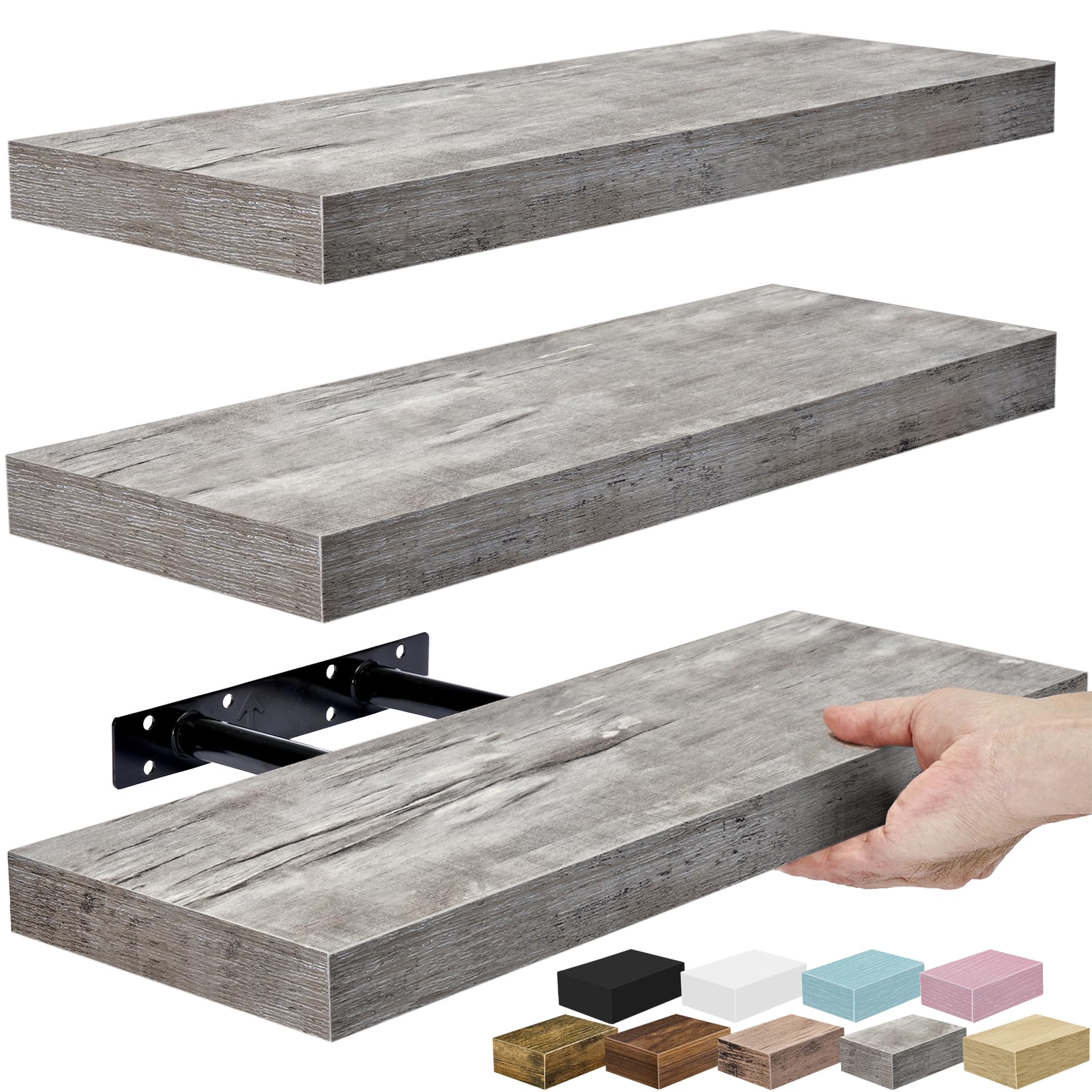 Sorbus Floating Shelves 3-Pack