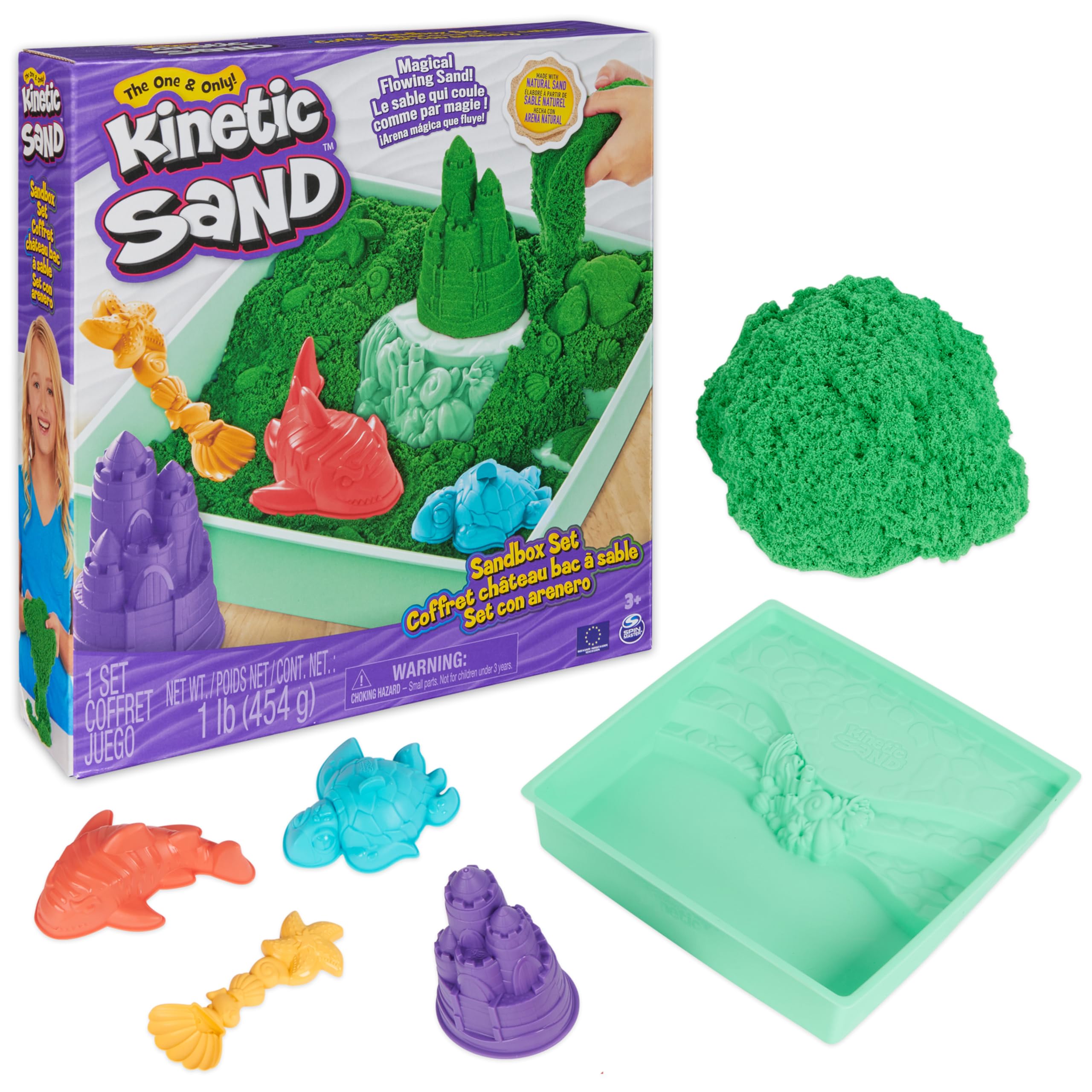 Kinetic SandSandbox Set V2 Green FR