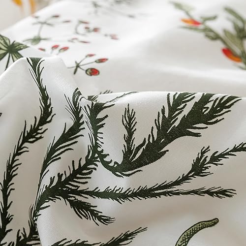 Miniatura 3 de SUSYBAO Juego de funda de edredón floral de jardín, tamaño Queen, 100% algodón, 3 piezas, 1 funda de edredón de flor de diente de león amarilla con