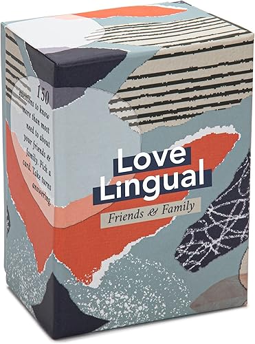 FLUYTCO Love Lingual: Friends & Family - Mejor lenguaje para un mejor amor - 150 preguntas para iniciar conversaciones y rompehielos - Juego de