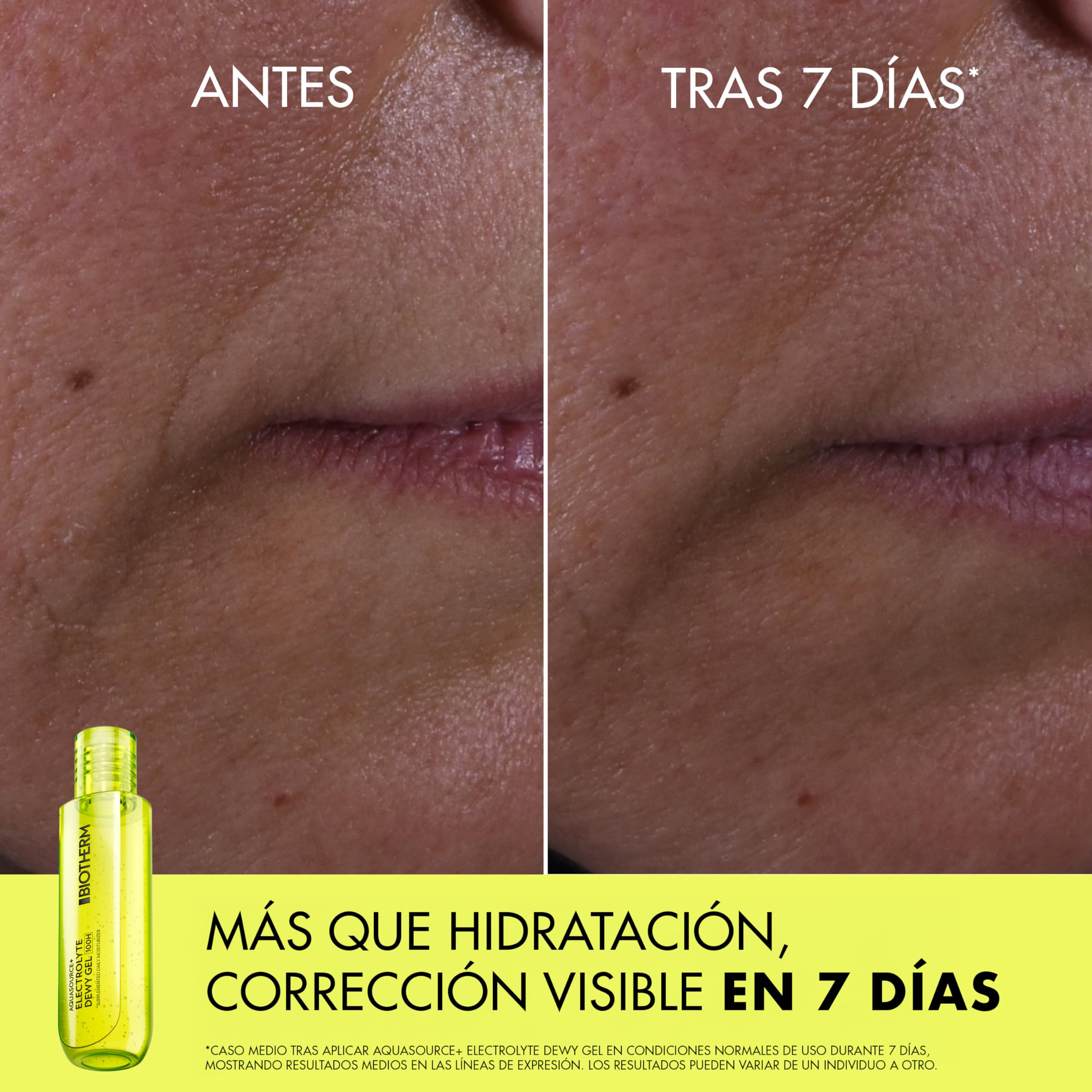 Biotherm, Aquasource+ Electrolyte Dewy Gel 100H, gel hidratante con mix de electrolitos y Hyalu B3, Fórmula sin alcohol para una hidratación intensa, Piel radiante y más rellena, 30 ml