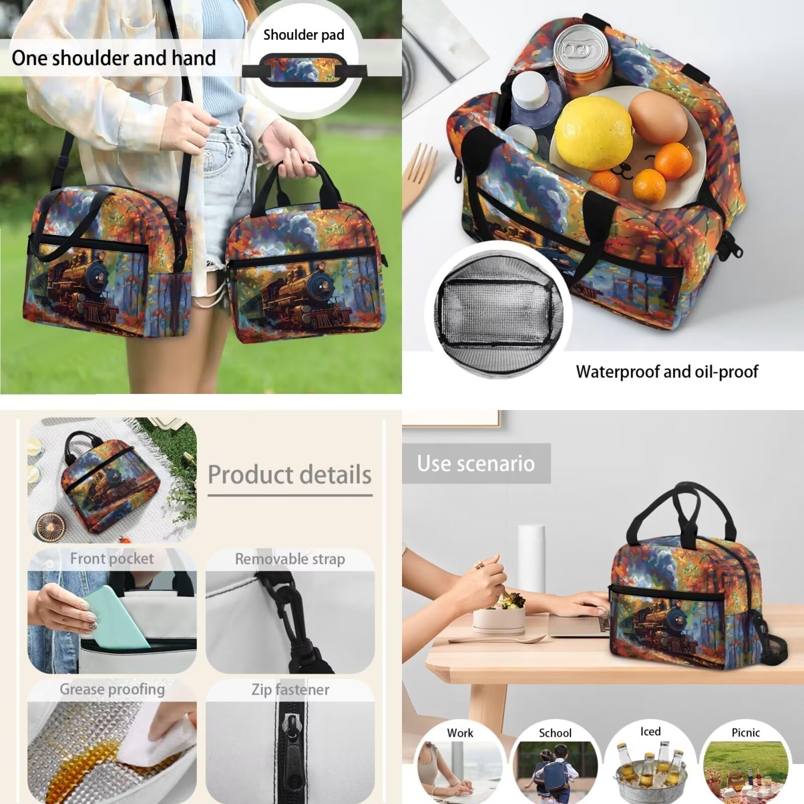 Set di 4 zaini per la scuola elementare per ragazzi e ragazze, set di 4 zaini per la scuola elementare per ragazzi e ragazze, borsa per il pranzo e portapranzo, con astuccio portapenne,