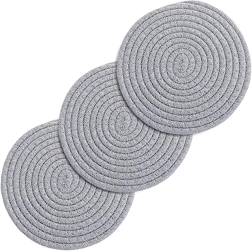 Miniatura 10 de Avalon - Salvamanteles para platos calientes, almohadillas calientes para salvamanteles de cocina para ollas y sartenes calientes, almohadillas