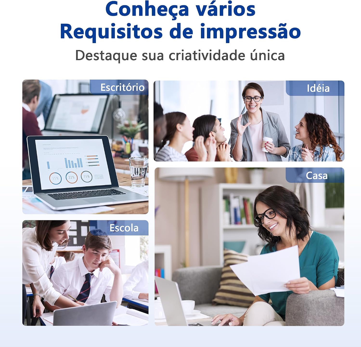 TECKKIN Cartucho de Tinta para HP 667 667XL Compatíveis com HP DeskJet Ink Advantage 2374 1275 2376 2775 2776 DeskJet Plus 6475 6476 6075 (1 preto)