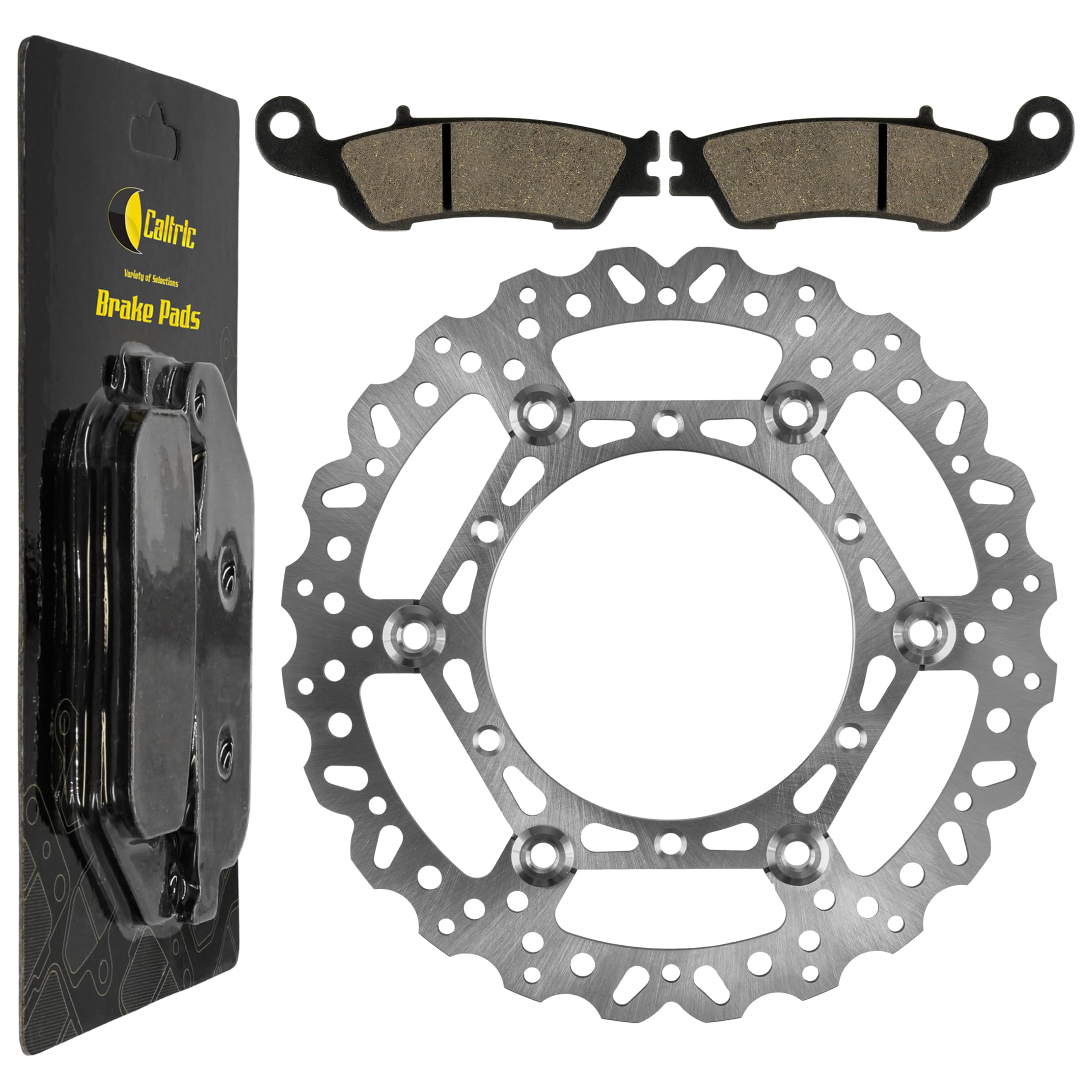 Amazon.com: Caltric Front Brake Disc and Pads Compatible with