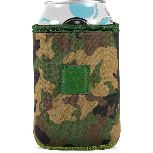 Made Easy Kit Neoprene Can Cooler Cover & Holder – Extra Thick 5mm Insulated for 12oz Cans | No Sweat, No Mess, Maximum Chill (Camo, 12 Ounces)