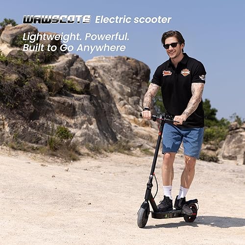 Miniatura 8 de Patinetes eléctricos  Scooter eléctrico con motor pico de 500 W, 18.6 MPH máximo, rango de 21 millas, neumático de 8.5 pulgadas, scooter eléctrico
