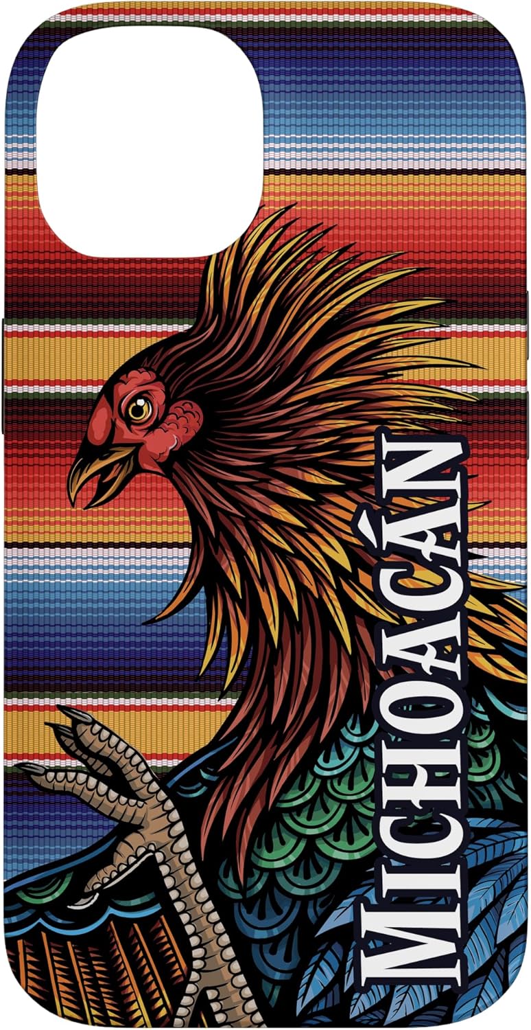 Michoacan Gallos sarape Mexico Case for iPhone 13 Pro Max