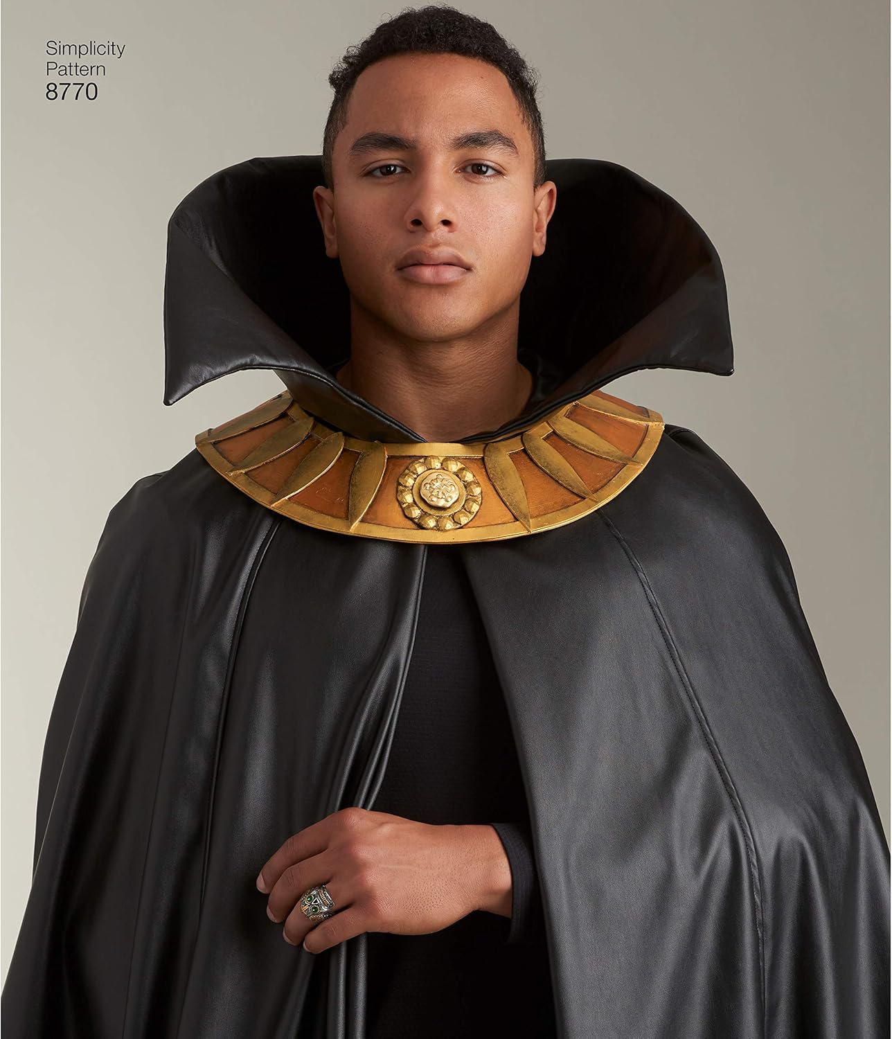 Simplicity 8770 Unisex Fantasy Cape Costume Sewing Pattern, Four Styles, One Size