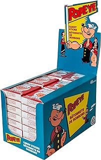 POPEYE Candy STICKS 16g per box 48ct {Imported from Canada}