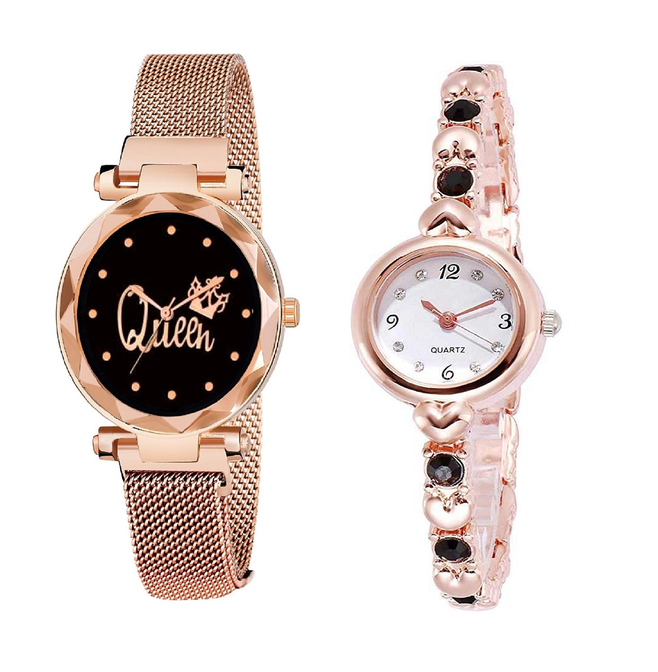 KIROH Casual Analogue Girls Watch(Multi color Dial Rose Gold Colored Strap)-KG-Q3 (B08TSYZHC5) Amazon Price History, Amazon Price Tracker