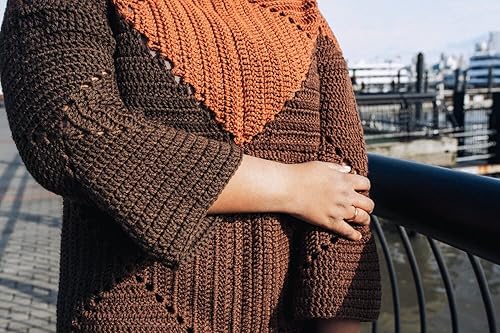 Miniatura 4 de Lion Brand - Ovillo de punto básico para tejer, antibolitas, color turquesa jaspeado, paquete de fábrica de 3 madejas (lote del mismo tinte) 202-405